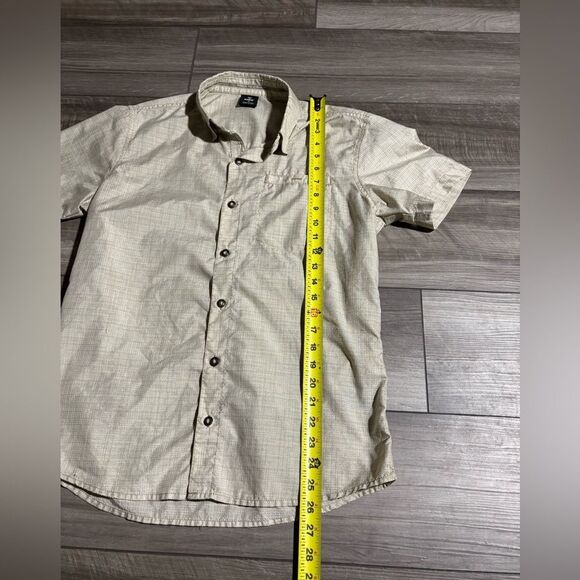 Women’s Tan Kuhl Short Sleeve Button Up Shirt Size Small Hiking Outdoors - Picture 2 of 5
